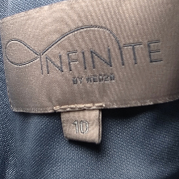 Chiffon Bridesmaid Dress-Infinite By Wed2Be- Light Blue Haven- Size 10 - Picture 6 of 12